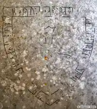 Runristning i gravkontext G314,