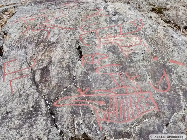 Fotografi av Hällristning, L1938:7601 taget av Kenth Granberg