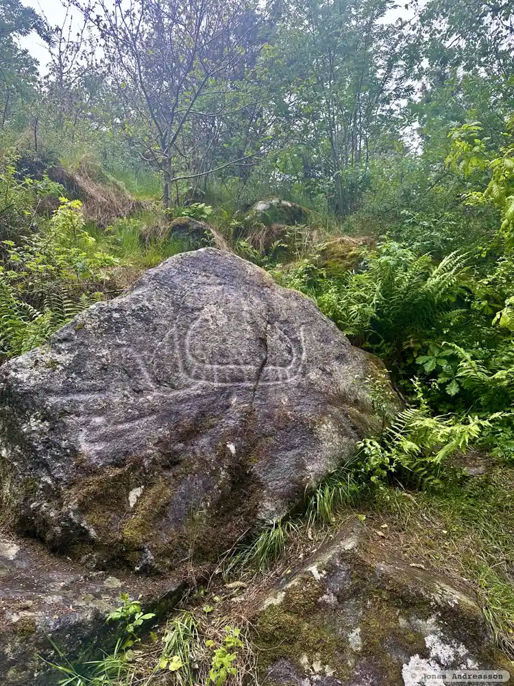 Fotografi av Hällristning, L1967:4925 taget av Jonas Andreasson