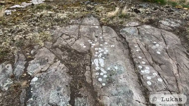Fotografi av Hällristning, L1970:9335 taget av Lukas