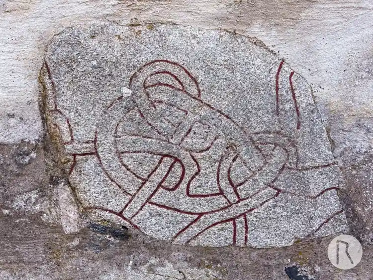 Fotografi av Runristning U299, L2015:5532 taget av Niklas Vackerdag