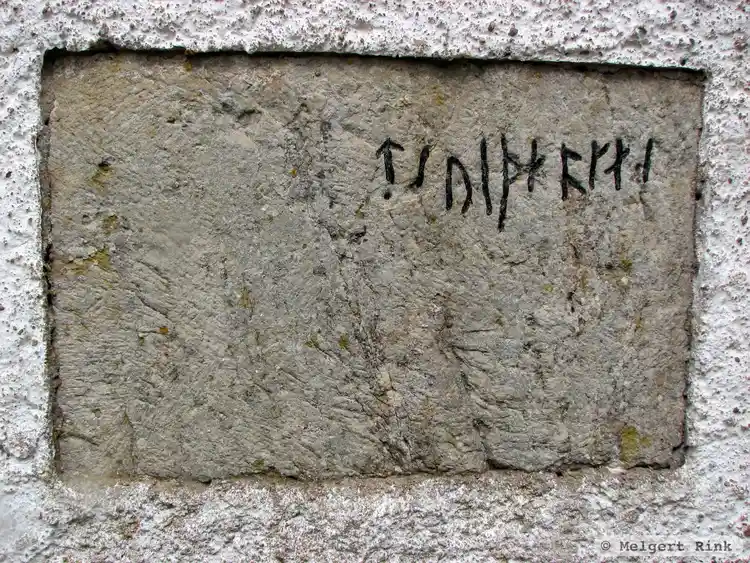 Fotografi av Runristning Vg200, L1963:9708 taget av Melgert Rink