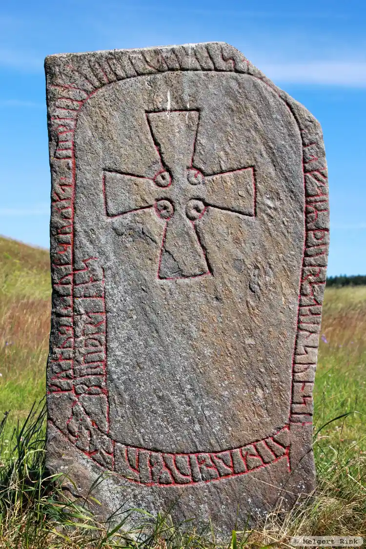 Fotografi av Runsten Högomstenen, M11, L1935:4934 taget av Melgert Rink