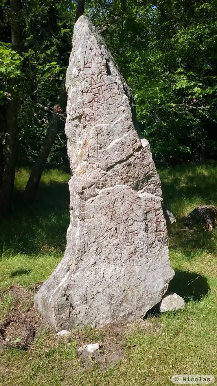 Fotografi av Runsten U107, L2017:1168 taget av Nicolas