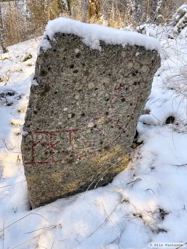 Fotografi av Runsten U1134, L1942:4798 taget av Olle Paulsson